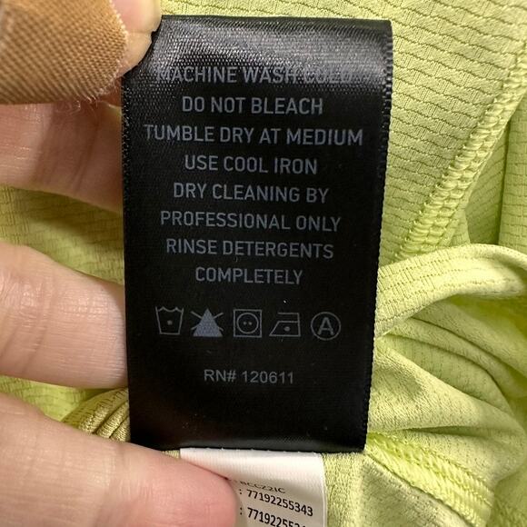 Backcountry Men's Small Lime Green Base Layer Long Sleeve Shirt Camping Hiking - Picture 7 of 8